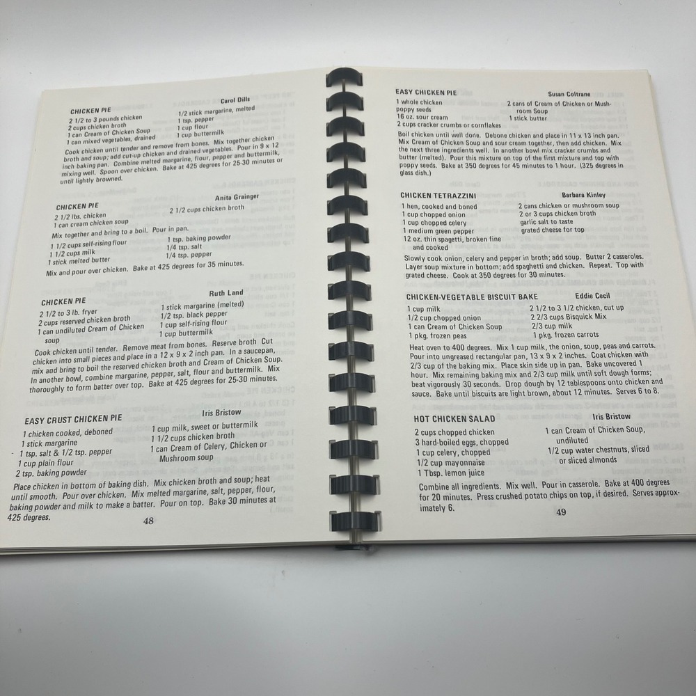Archdale‎ Trinity Commemorative Cookbook Bush Hill 1986 Recipes Vintage Southern - Picture 3 of 9